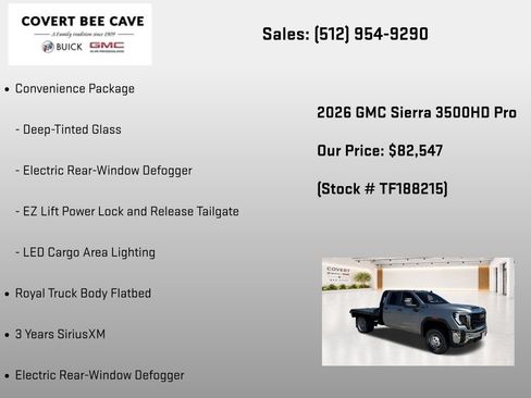New 2026 GMC Sierra 3500 Pro w/ Convenience Package AWD/4WD image 13
