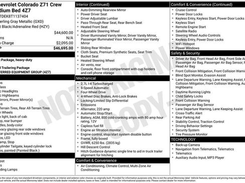 Used 2026 Chevrolet Colorado Z71 AWD/4WD image 17