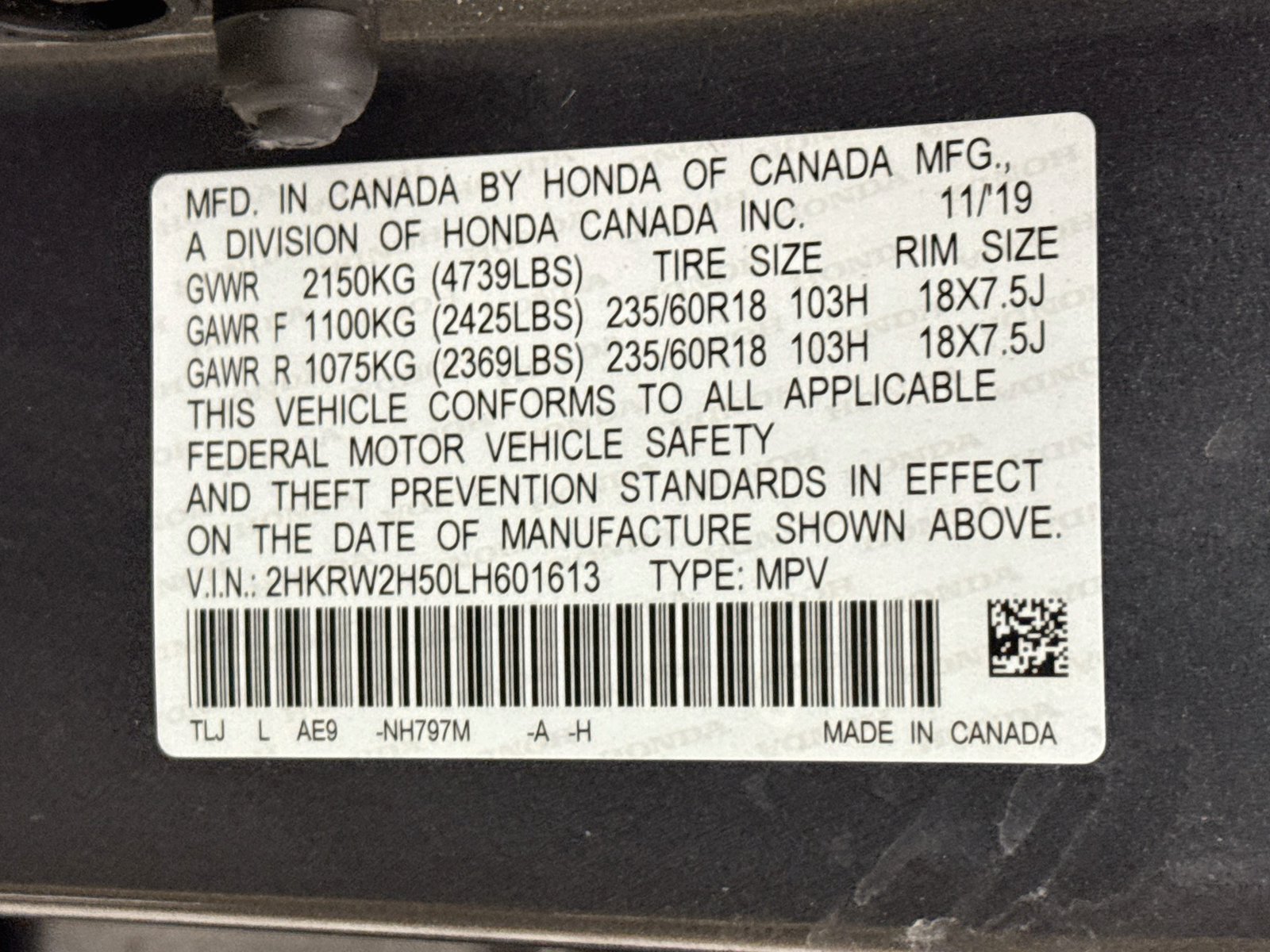 Used 2020 Honda CR-V EX image 27