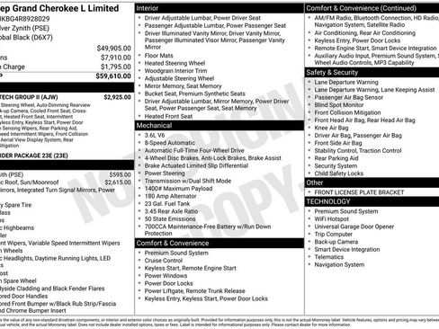 Used 2024 Jeep Grand Cherokee L Limited w/ Luxury Tech Group II image 7