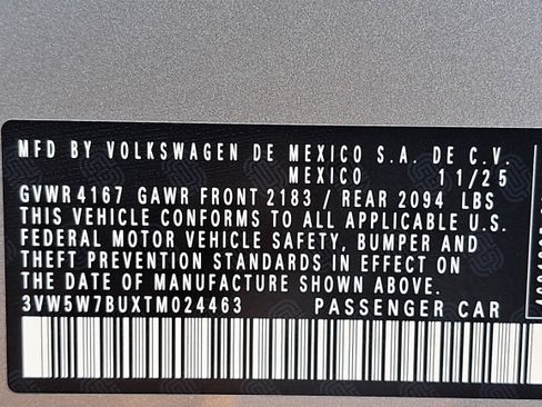 New 2026 Volkswagen Jetta S image 31