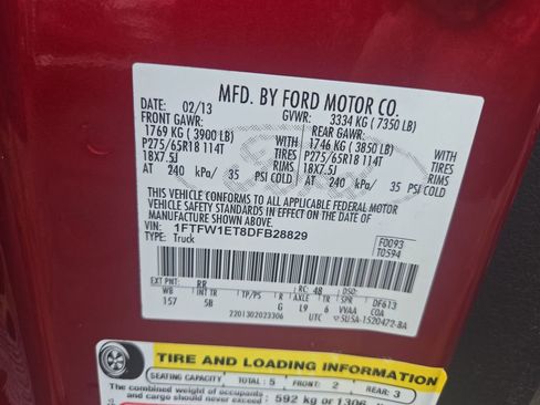 Used 2013 Ford F150 FX4 w/ Luxury Equipment Group image 32