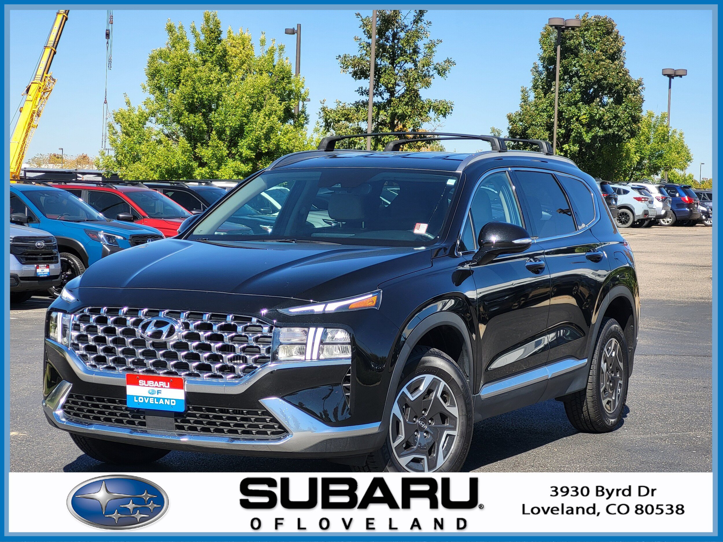 Used 2023 Hyundai Santa Fe Blue AWD/4WD image 1