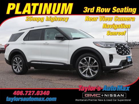 Used 2025 Ford Explorer Platinum w/ Ultimate Package AWD/4WD image 1