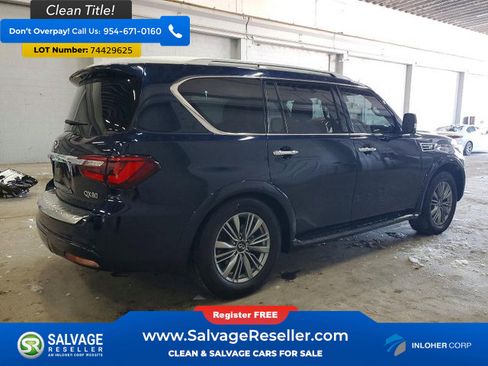 Used 2021 INFINITI QX80 Luxe AWD/4WD image 4
