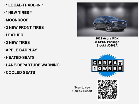 Used 2022 Acura RDX A-Spec AWD/4WD image 7