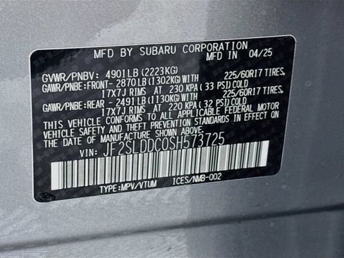 Certified 2025 Subaru Forester Premium AWD/4WD image 34