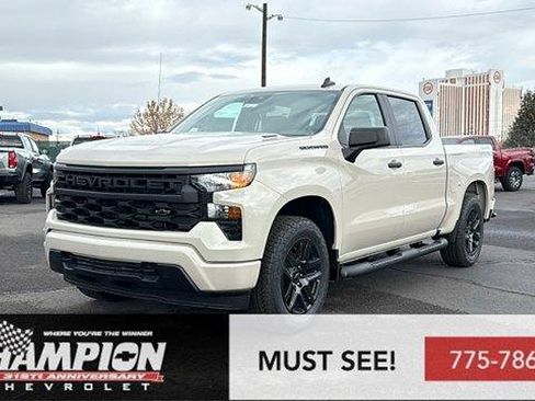 New 2026 Chevrolet Silverado 1500 Custom w/ Turbomax Blackout Package image 1