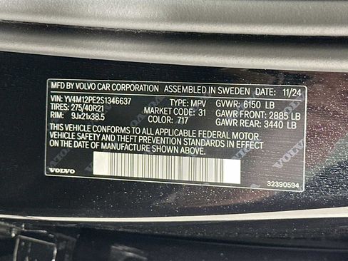 Used 2025 Volvo XC90 B5 Plus w/ Protection Package Premier image 32