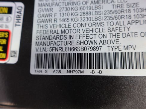 Certified 2025 Honda Odyssey EX-L image 34