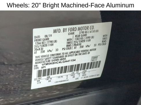 Used 2020 Ford Explorer Platinum w/ Premium Technology Package image 41