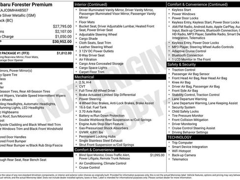 Used 2021 Subaru Forester Premium w/ Popular Package #1 image 4