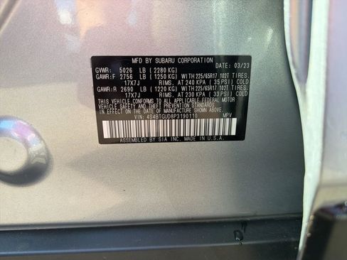 Used 2023 Subaru Outback Wilderness AWD/4WD image 18