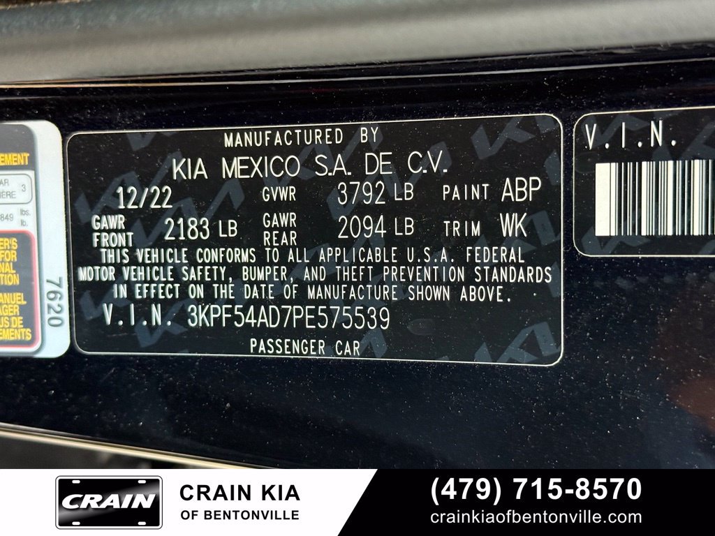 Certified 2023 Kia Forte GT-Line w/ GT-Line Premium Package FWD image 30