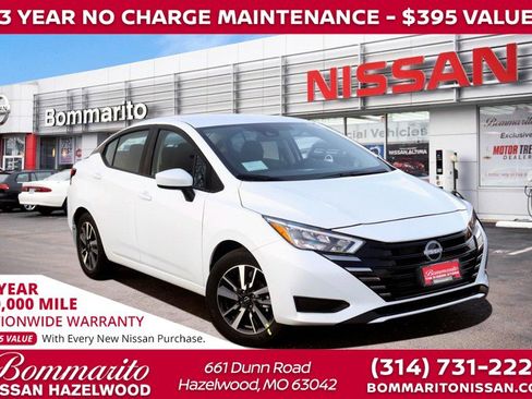 New 2025 Nissan Versa SV w/ Trunk Package image 1