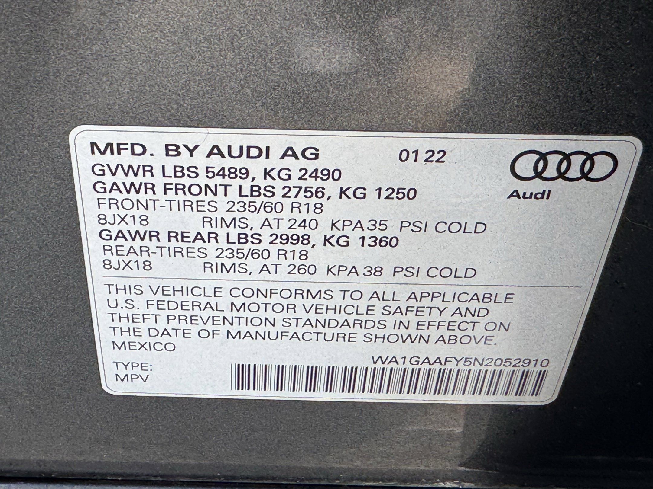 Used 2022 Audi Q5 2.0T Premium w/ Convenience Package AWD/4WD image 38