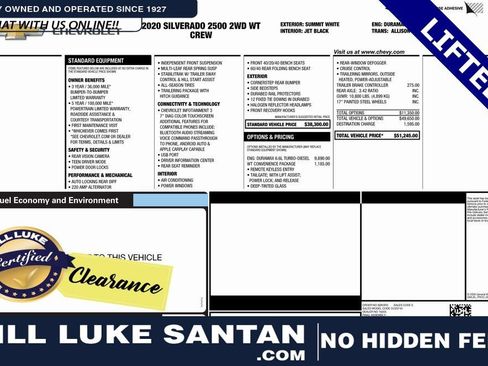Used 2020 Chevrolet Silverado 2500 W/T w/ WT Convenience Package image 4