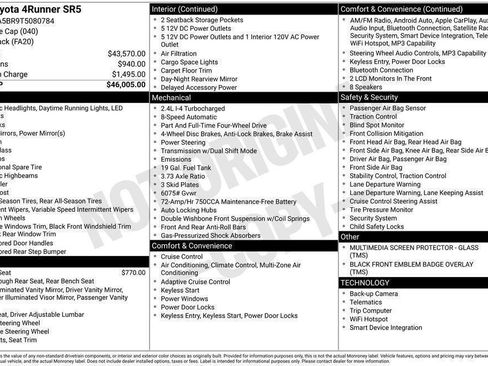 New 2026 Toyota 4Runner SR5 image 36