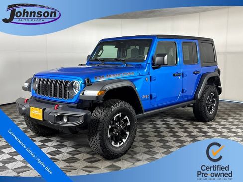 Certified 2025 Jeep Wrangler Unlimited Rubicon w/ Convenience Group AWD/4WD image 1