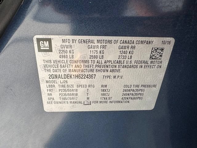 Used 2017 Chevrolet Equinox Premier w/ Enhanced Convenience Package FWD image 25