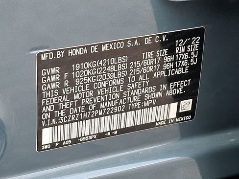 Used 2023 Honda HR-V EX-L image 27