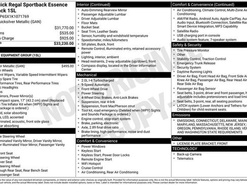 Used 2019 Buick Regal Essence image 7