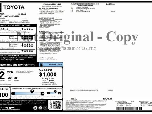 Used 2022 Toyota Camry SE image 4