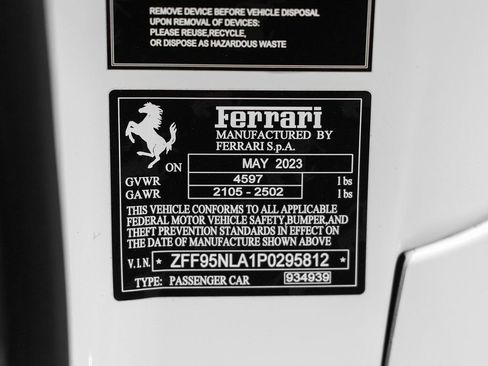 Certified 2023 Ferrari SF90 Stradale image 18