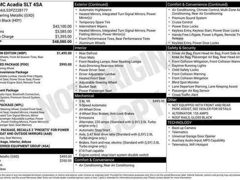 Certified 2023 GMC Acadia SLT w/ Elevation Edition AWD/4WD image 11