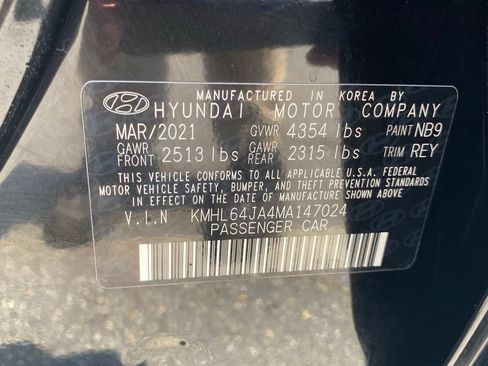 Used 2021 Hyundai Sonata SEL w/ Preferred Accessory Package FWD image 19