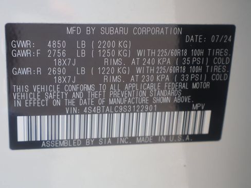 Used 2025 Subaru Outback Onyx Edition w/ Popular Package #2 AWD/4WD image 26