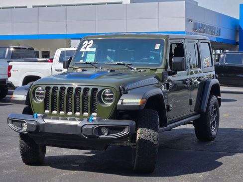 Used 2022 Jeep Wrangler Unlimited Rubicon 4xe w/ Cold Weather Group image 4