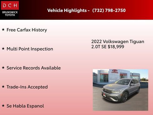 Used 2022 Volkswagen Tiguan SE image 4