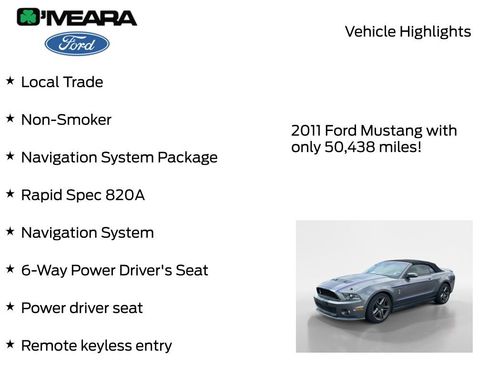 Used 2011 Ford Mustang Shelby GT500 w/ Electronics Pkg RWD image 7