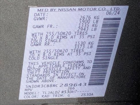 Used 2024 Nissan Pathfinder SL w/ SL Premium Package image 28