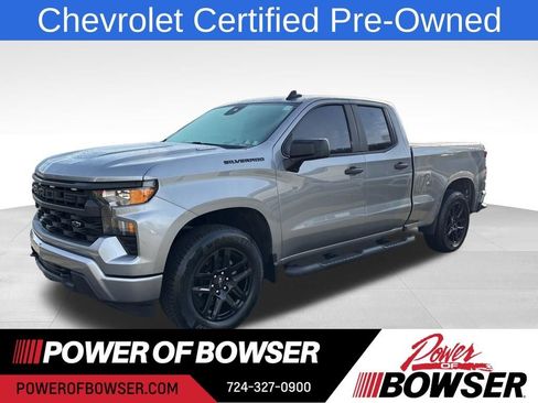 Certified 2024 Chevrolet Silverado 1500 Custom w/ Turbomax Blackout Package image 1