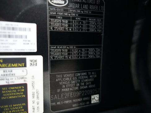 Used 2023 Land Rover Defender 130 X-Dynamic SE AWD/4WD image 15