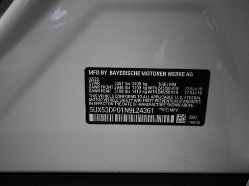 Used 2022 BMW X3 xDrive30i w/ Premium Package 2 image 24