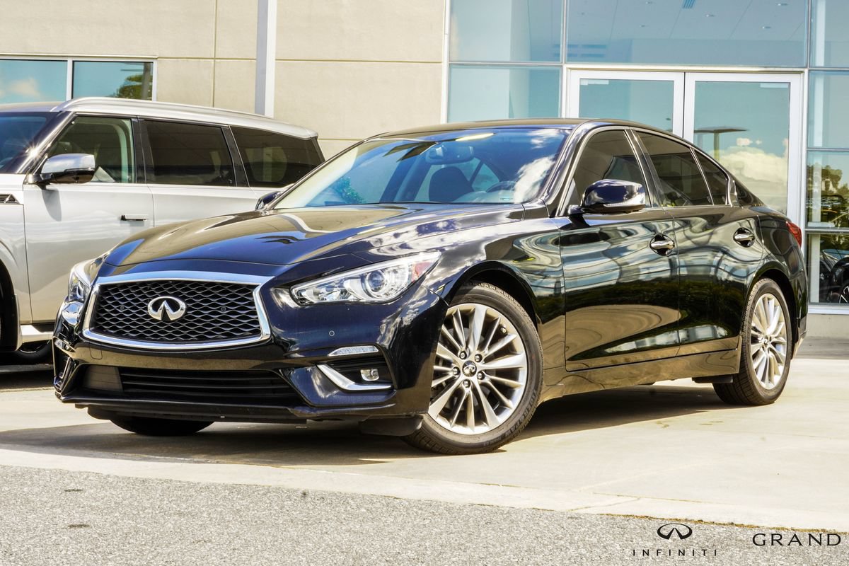 Certified 2023 INFINITI Q50 Luxe w/ Cargo Package RWD image 1