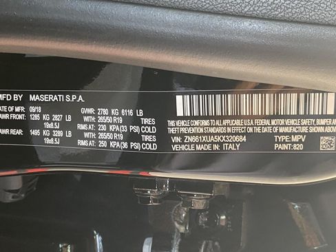 Used 2019 Maserati Levante AWD/4WD image 30