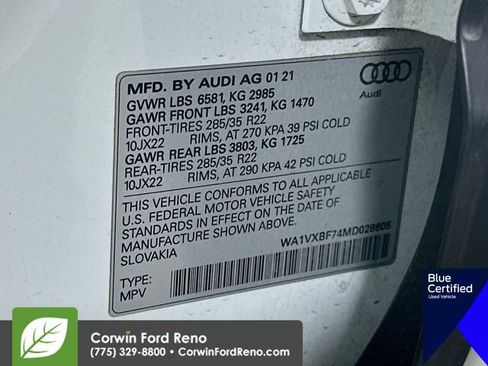 Used 2021 Audi Q7 3.0T Prestige w/ Prestige Package AWD/4WD image 37