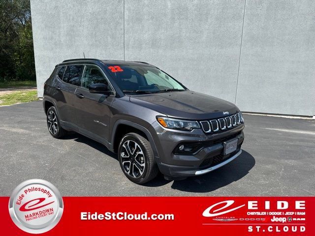 Used 2022 Jeep Compass Limited AWD/4WD image 1