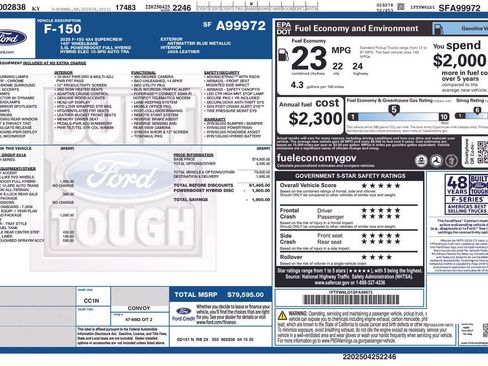 Used 2025 Ford F150 King Ranch w/ FX4 Off-Road Package AWD/4WD image 26