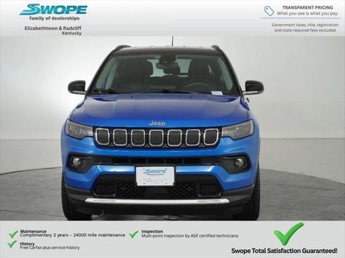 Certified 2022 Jeep Compass Limited AWD/4WD image 8