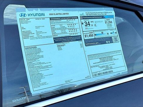 New 2026 Hyundai Elantra Limited image 14