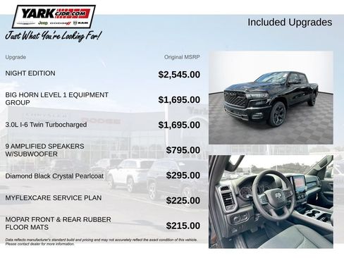 New 2026 RAM 1500 Big Horn w/ Night Edition AWD/4WD image 3