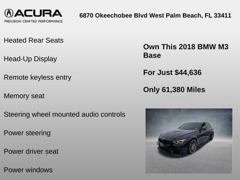 Used 2018 BMW M3 w/ Competition Package image 19