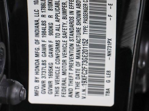 Used 2016 Honda Civic EX image 31