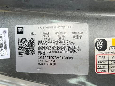 Used 2021 Chevrolet Camaro LT image 20