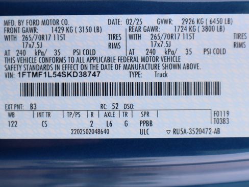 New 2025 Ford F150 XL image 59